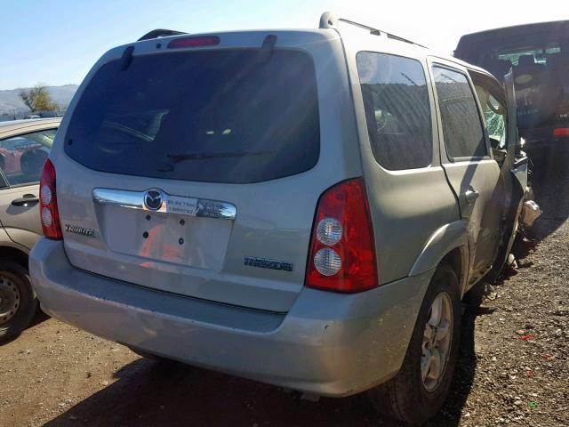 4F2CZ04166KM01409 - 2006 MAZDA TRIBUTE S SILVER photo 4