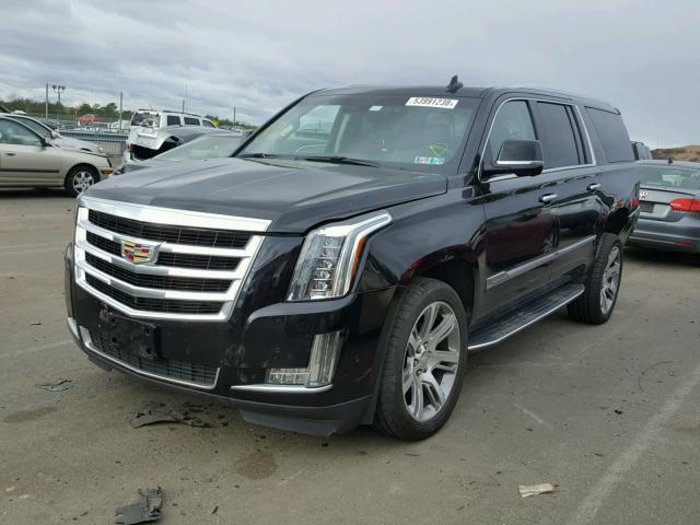 1GYS4HKJ3HR186989 - 2017 CADILLAC ESCALADE E BLACK photo 2