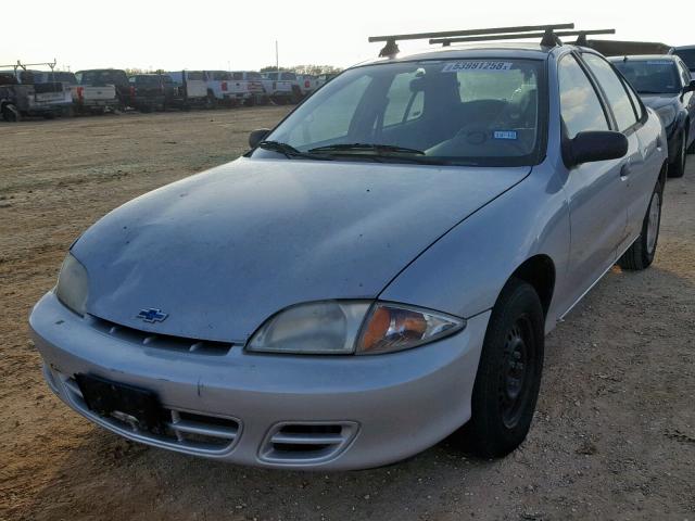 1G1JC524X17211152 - 2001 CHEVROLET CAVALIER B SILVER photo 2