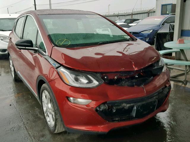 1G1FW6S00H4183602 - 2017 CHEVROLET BOLT EV LT BURGUNDY photo 1