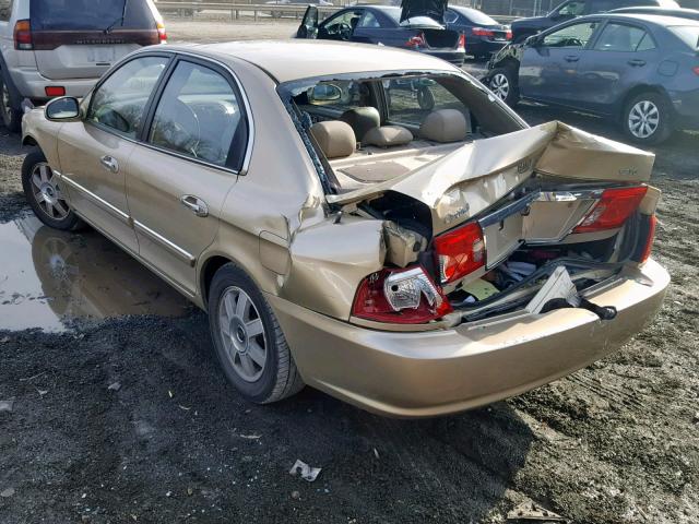 KNAGD128435226137 - 2003 KIA OPTIMA GOLD photo 3