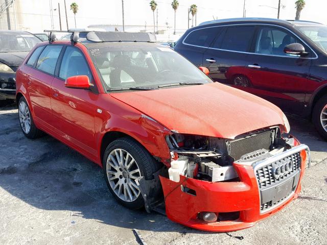 WAUNF78P86A066987 - 2006 AUDI A3 2.0 PRE RED photo 1