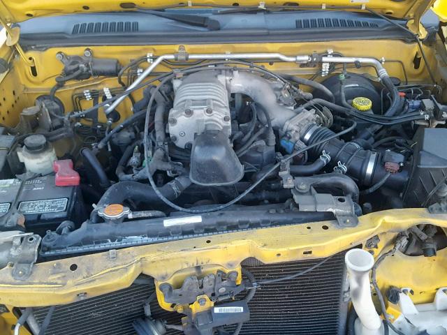 5N1MD28Y22C546646 - 2002 NISSAN XTERRA SE YELLOW photo 7