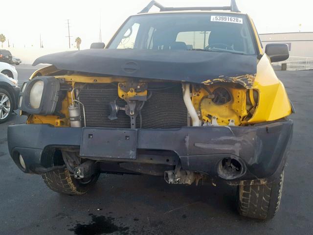 5N1MD28Y22C546646 - 2002 NISSAN XTERRA SE YELLOW photo 9