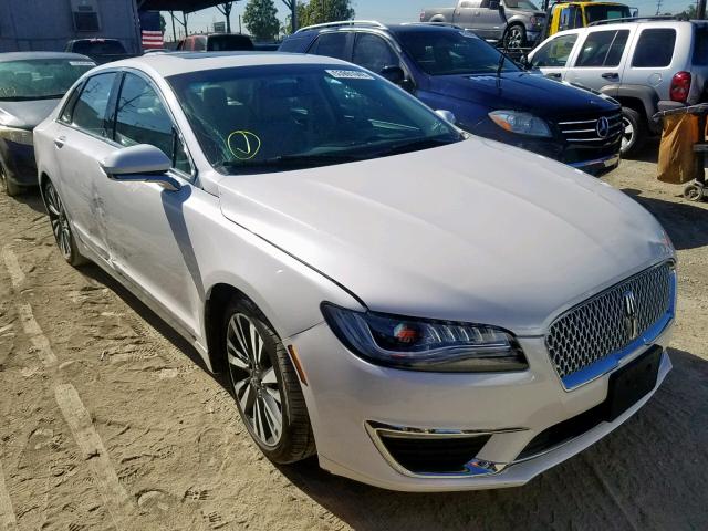 3LN6L5E91JR618429 - 2018 LINCOLN MKZ RESERV WHITE photo 1