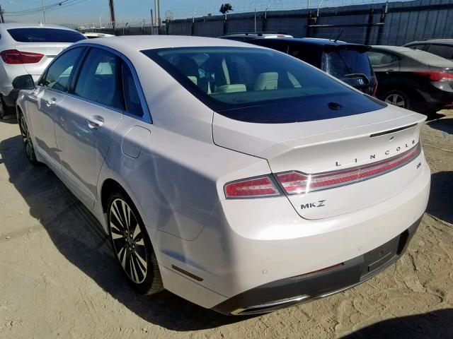 3LN6L5E91JR618429 - 2018 LINCOLN MKZ RESERV WHITE photo 3