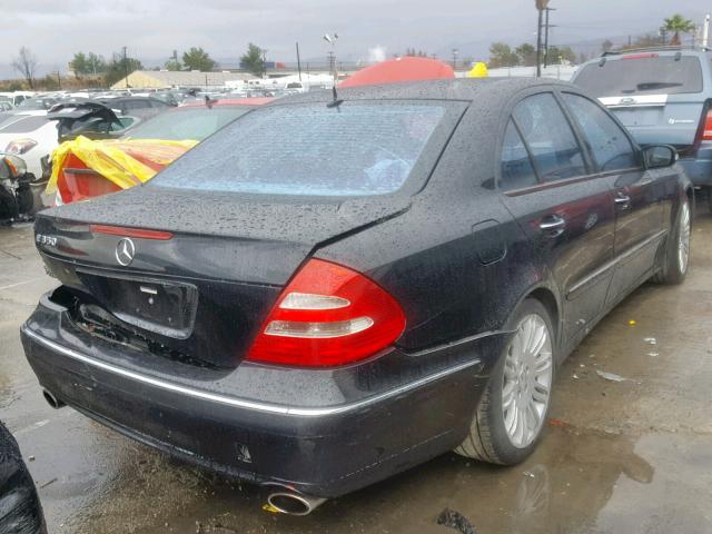 WDBUF56J56A968271 - 2006 MERCEDES-BENZ E 350 BLACK photo 4