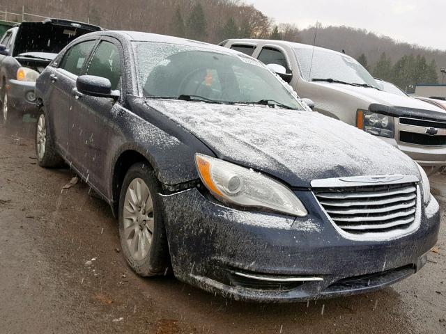 1C3CCBAB6EN230236 - 2014 CHRYSLER 200 LX BLUE photo 1