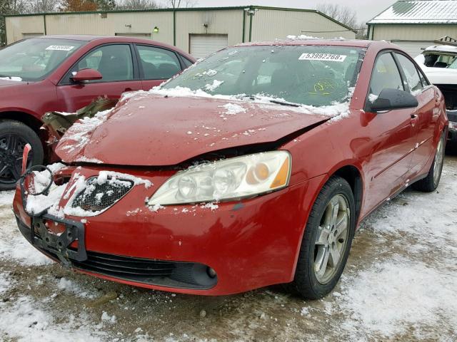 1G2ZH558664264776 - 2006 PONTIAC G6 GT RED photo 2