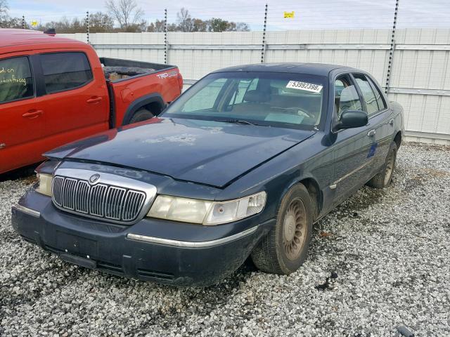 2MEFM75W9WX604224 - 1998 MERCURY GRAND MARQ GREEN photo 2