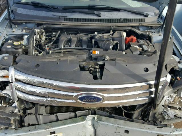 1FAHP24W19G121350 - 2009 FORD TAURUS SEL BLUE photo 7