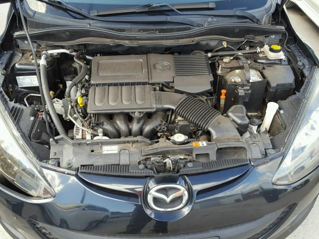 JM1DE1KY8E0188365 - 2014 MAZDA MAZDA2 SPO BLACK photo 7