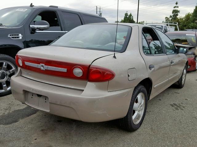 1G1JF52F037163186 - 2003 CHEVROLET CAVALIER L GOLD photo 4