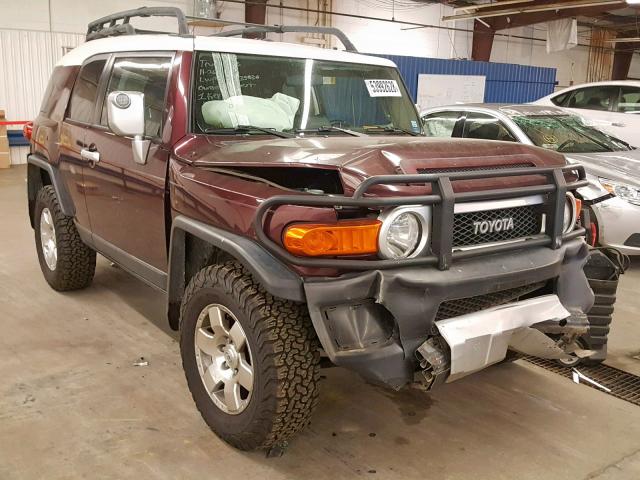 JTEBU11F970098960 - 2007 TOYOTA FJ CRUISER BURGUNDY photo 1