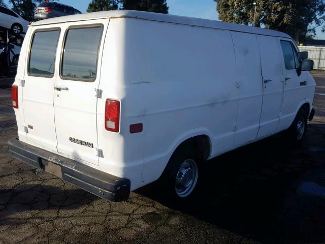 2B7HB21Y0LK721838 - 1990 DODGE RAM VAN B2 WHITE photo 4