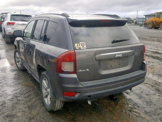 1C4NJDBB2ED800484 - 2014 JEEP COMPASS SP 灰色 照片 3