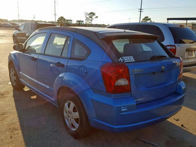 1B3HB28C58D609484 - 2008 DODGE CALIBER BLUE photo 3