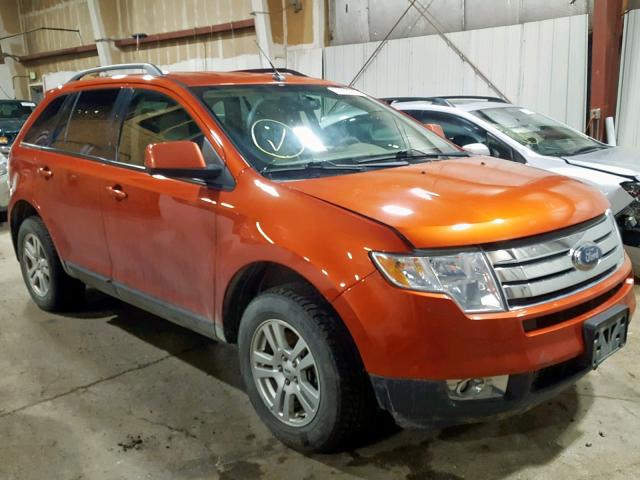 2FMDK48C27BA75370 - 2007 FORD EDGE SEL ORANGE photo 1