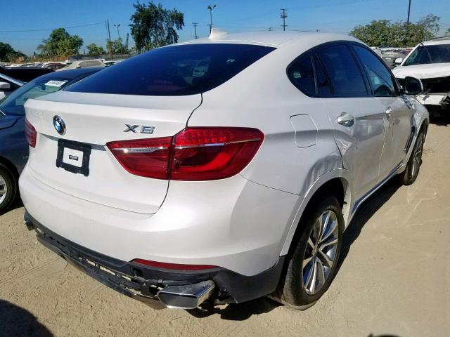 5UXKU2C52K0Z63385 - 2019 BMW X6 XDRIVE3 WHITE photo 4