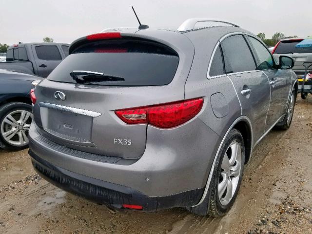 JN8AS1MU3BM110493 - 2011 INFINITI FX35 GRAY photo 4