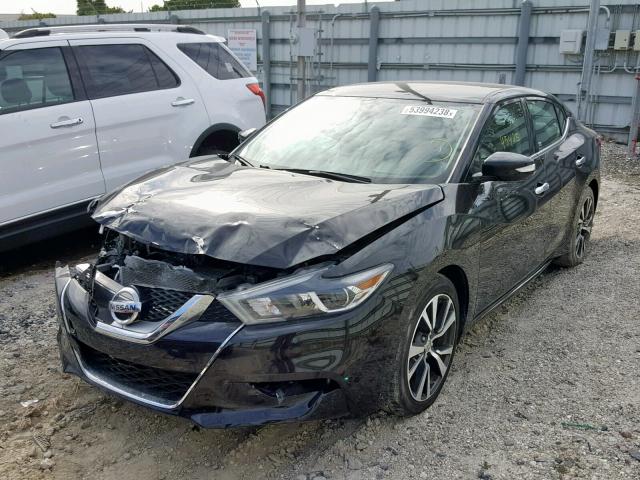 1N4AA6AP3HC428693 - 2017 NISSAN MAXIMA 3.5 BLACK photo 2