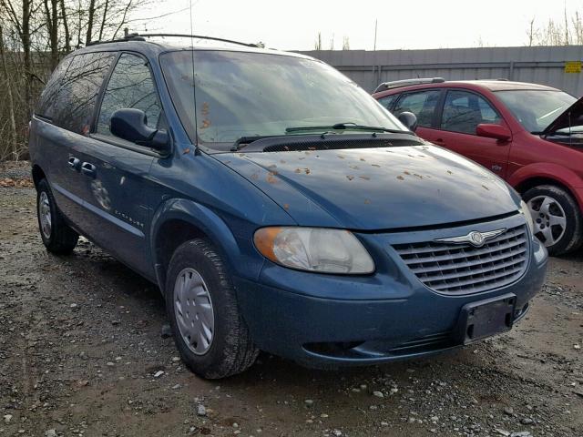 1C4GJ453X1B199893 - 2001 CHRYSLER VOYAGER LX BLUE photo 1