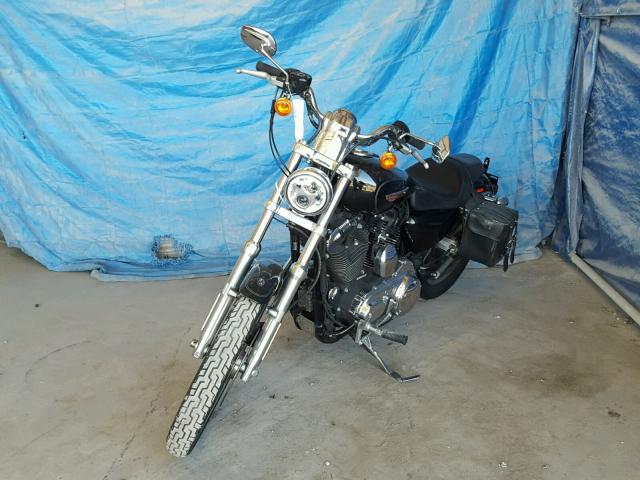 1HD1CT3128K432329 - 2008 HARLEY-DAVIDSON XL1200 C BLACK photo 2