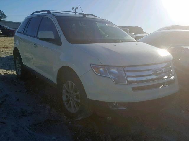 2FMDK38C87BA85007 - 2007 FORD EDGE SEL WHITE photo 1