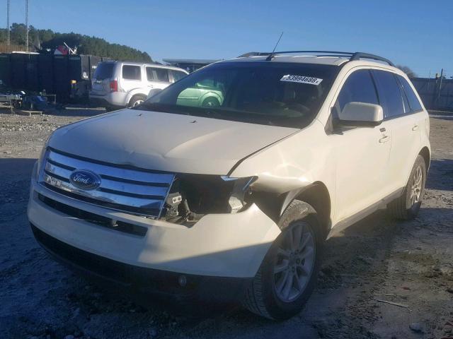 2FMDK38C87BA85007 - 2007 FORD EDGE SEL WHITE photo 2