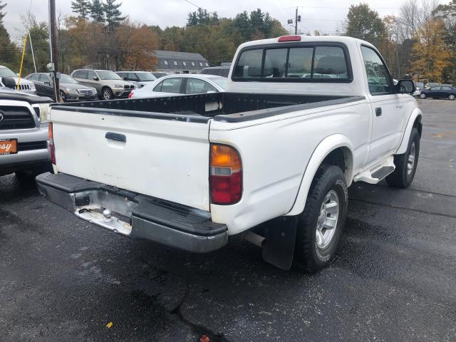 4TANM92N2YZ676539 - 2000 TOYOTA TACOMA PRE WHITE photo 4