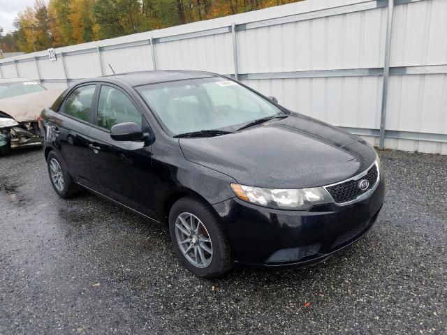 KNAFU4A29B5455843 - 2011 KIA FORTE EX BLACK photo 1