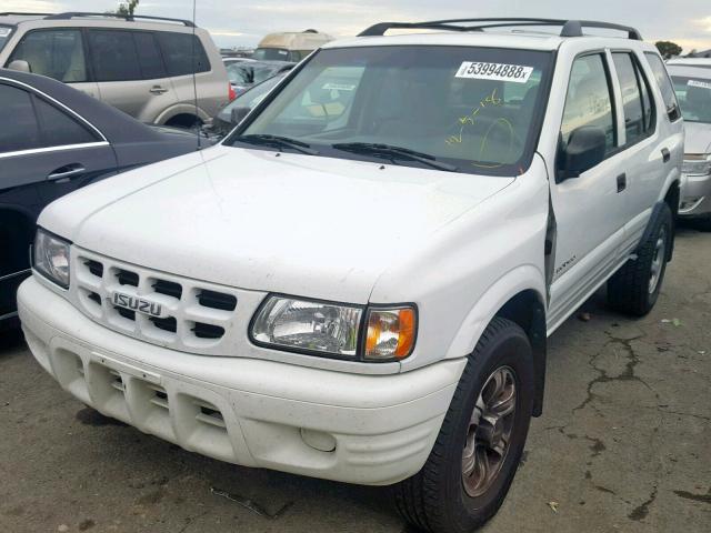 4S2CK58W114327535 - 2001 ISUZU RODEO S WHITE photo 2