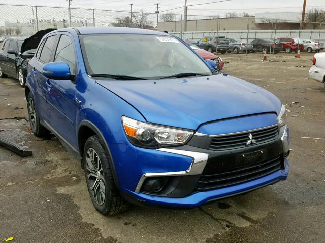 JA4AP3AU0GZ041389 - 2016 MITSUBISHI OUTLANDER BLUE photo 1