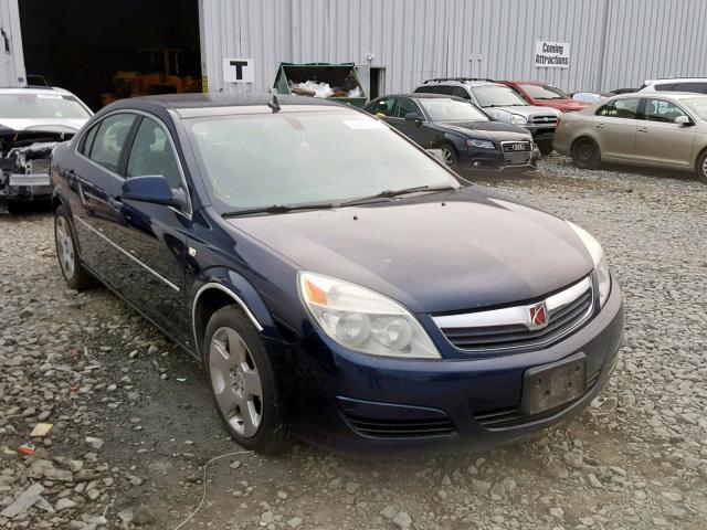 1G8ZS57B38F282658 - 2008 SATURN AURA XE BLUE photo 1