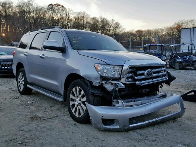 5TDJY5G11BS054822 - 2011 TOYOTA SEQUOIA LI SILVER photo 1