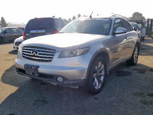 JNRAS08W84X220717 - 2004 INFINITI FX35 SILVER photo 2