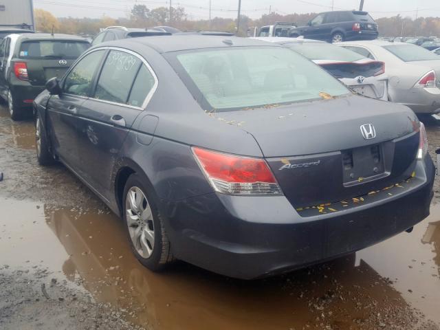 1HGCP26819A097025 - 2009 HONDA ACCORD EXL GRAY photo 3