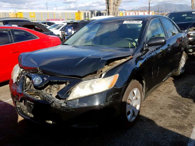 4T1BE46K27U556495 - 2007 TOYOTA CAMRY BLACK photo 2