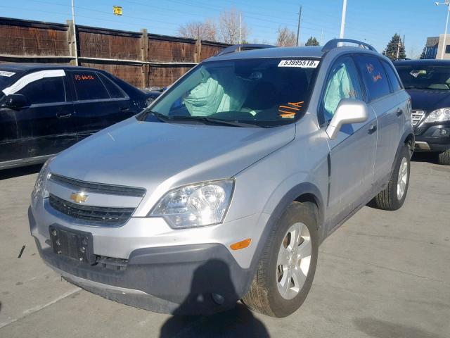 3GNAL2EK6DS613876 - 2013 CHEVROLET CAPTIVA LS 银色 照片 2