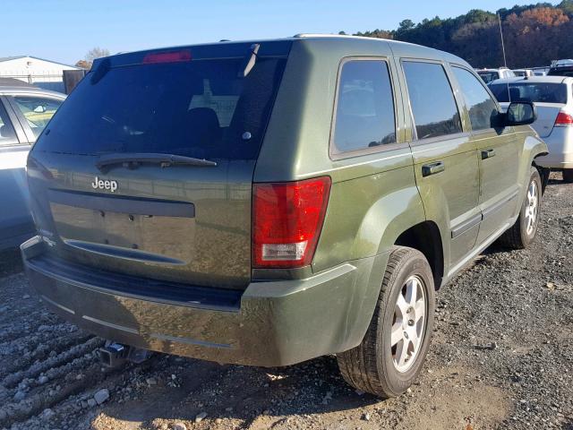 1J8GS48K08C154474 - 2008 JEEP GRAND CHER GREEN photo 4