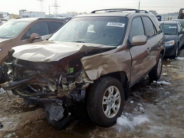 2HNYD18935H532517 - 2005 ACURA MDX TOURIN CREAM photo 2