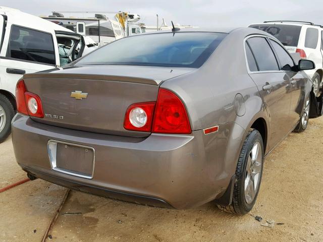 1G1ZC5EB0AF113573 - 2010 CHEVROLET MALIBU 1LT BROWN photo 4