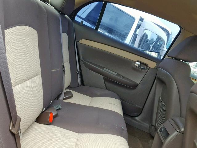 1G1ZC5EB0AF113573 - 2010 CHEVROLET MALIBU 1LT BROWN photo 6