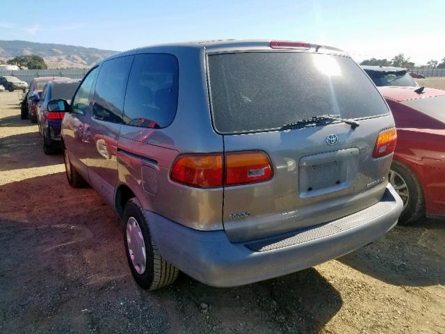 4T3ZF13C1WU042716 - 1998 TOYOTA SIENNA LE GRAY photo 3