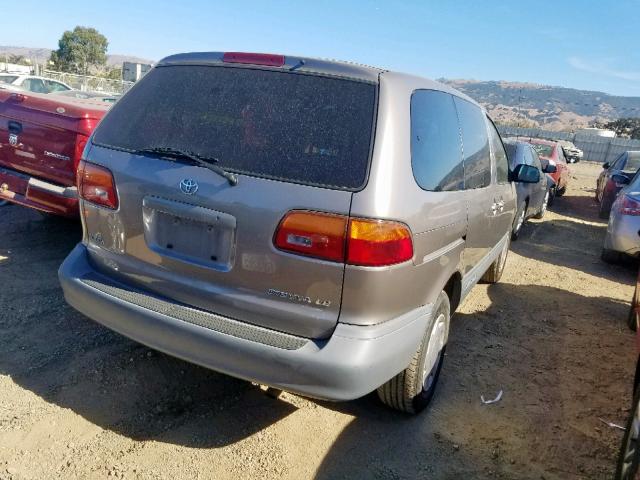 4T3ZF13C1WU042716 - 1998 TOYOTA SIENNA LE GRAY photo 4