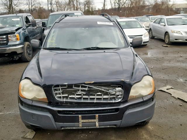 YV1CZ91H231004345 - 2003 VOLVO XC90 T6 BLACK photo 9