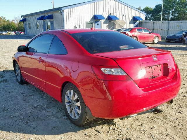 2HGFG12989H531495 - 2009 HONDA CIVIC EXL RED photo 3