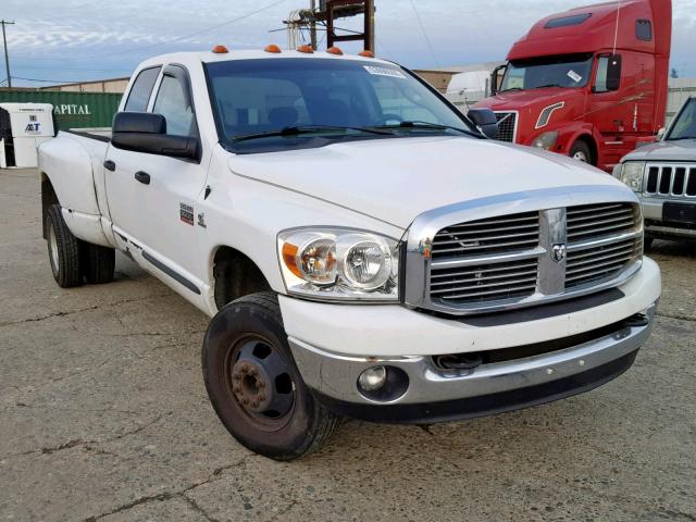 3D7MX48C37G720732 - 2007 DODGE RAM 3500 S WHITE photo 1