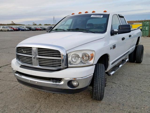 3D7MX48C37G720732 - 2007 DODGE RAM 3500 S WHITE photo 2