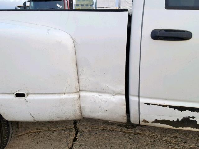 3D7MX48C37G720732 - 2007 DODGE RAM 3500 S WHITE photo 9